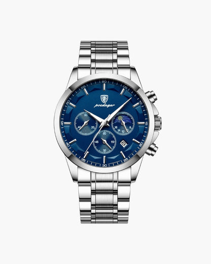 Praezisions Chronograph Stahl Uhr - Veldorm