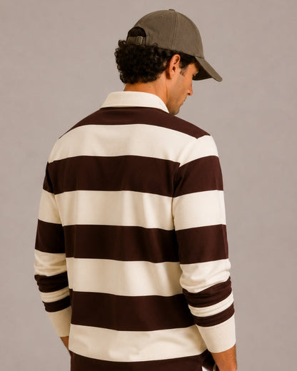 Vintage Streifen Rugby Polo - Veldorm