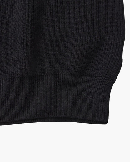 Refined Halb-Reissverschluss Strick Pullover - Veldorm