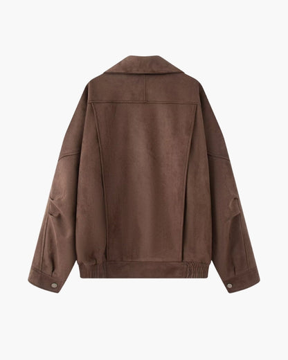 Vintage Wildleder Drape Jacke - Veldorm
