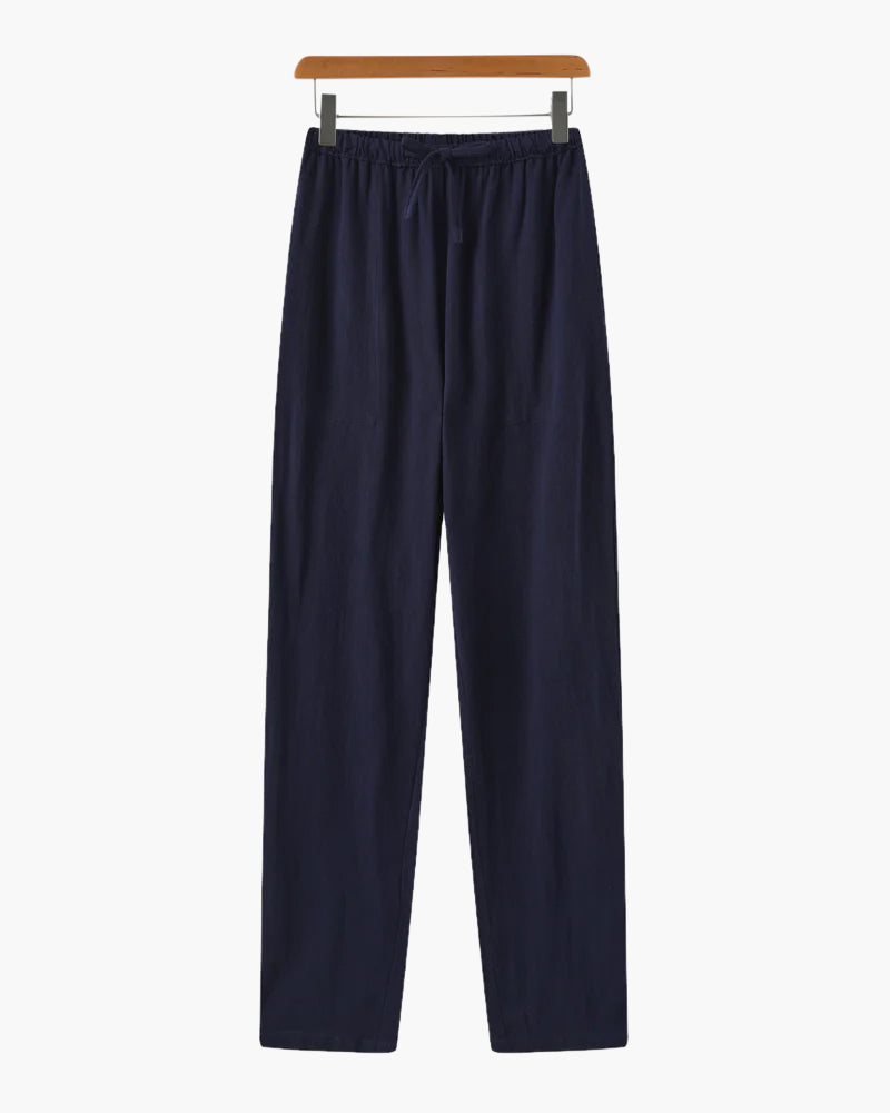 Marrakech - Leinen Pantalon (Schmal Passform) - Veldorm
