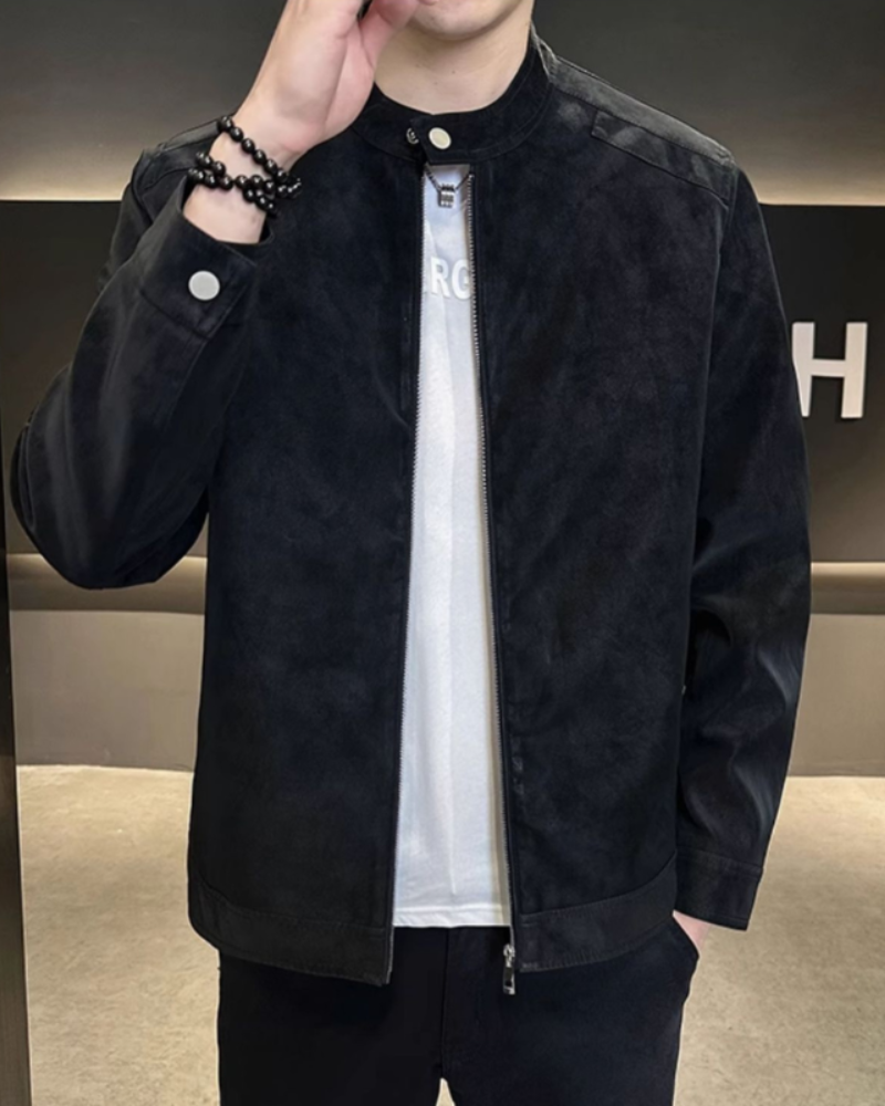 Estate Wildleder Leder Jacke - Veldorm