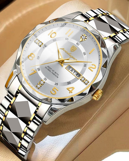 Klassisch Zwei-Ton Stahl Uhr - Veldorm