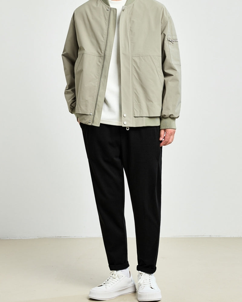 Minimalist Bomber Jacke - Veldorm