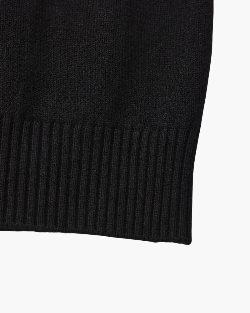 Essential Gerippt Mock Neck Pullover - Veldorm