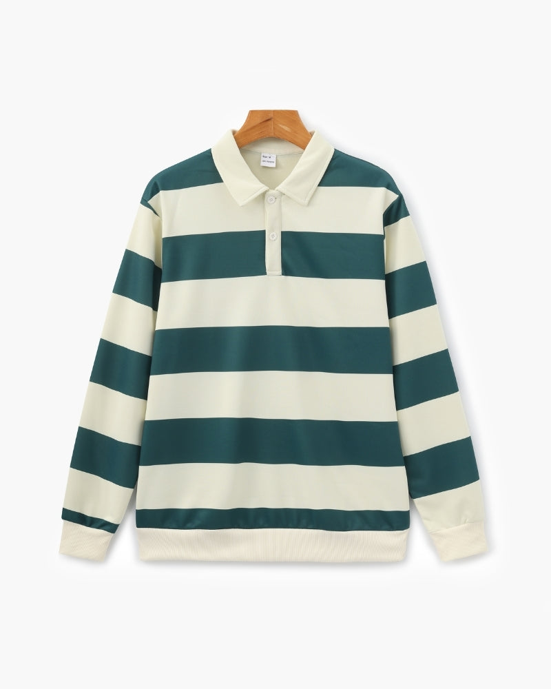 Vintage Streifen Rugby Polo - Veldorm