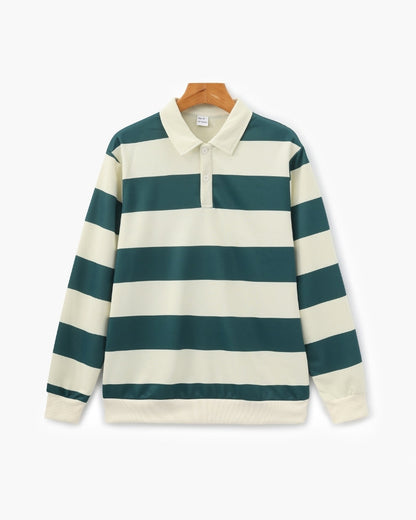 Vintage Streifen Rugby Polo - Veldorm