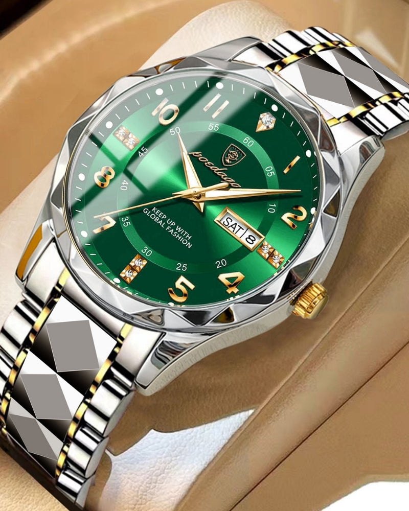 Klassisch Zwei-Ton Stahl Uhr - Veldorm