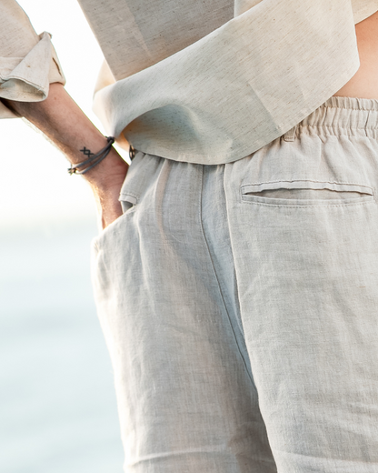 Casablanca - Premium Leinen Shorts - Veldorm