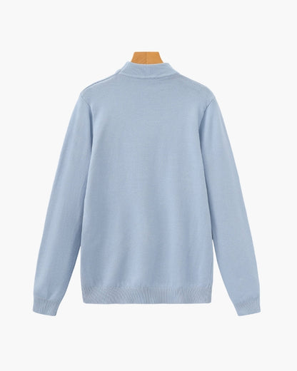 Essential Gerippt Mock Neck Pullover - Veldorm