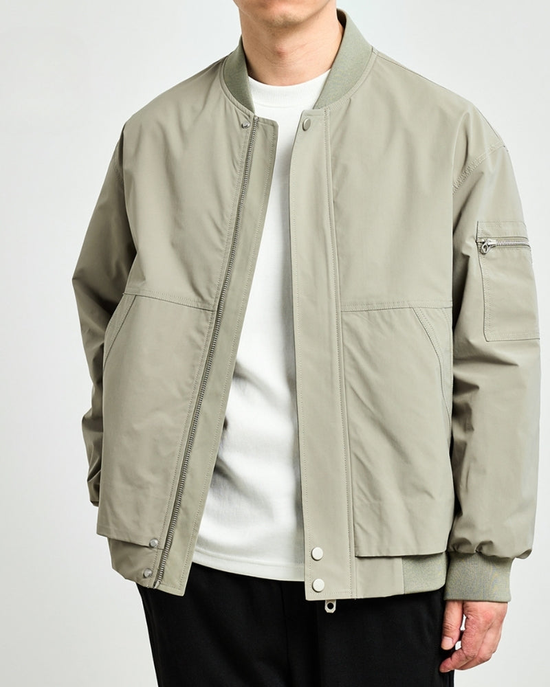 Minimalist Bomber Jacke - Veldorm