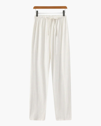 Marrakech - Leinen Pantalon (Schmal Passform) - Veldorm