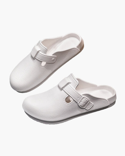 Klassisch Wasserdicht Schnallen Clogs - Veldorm