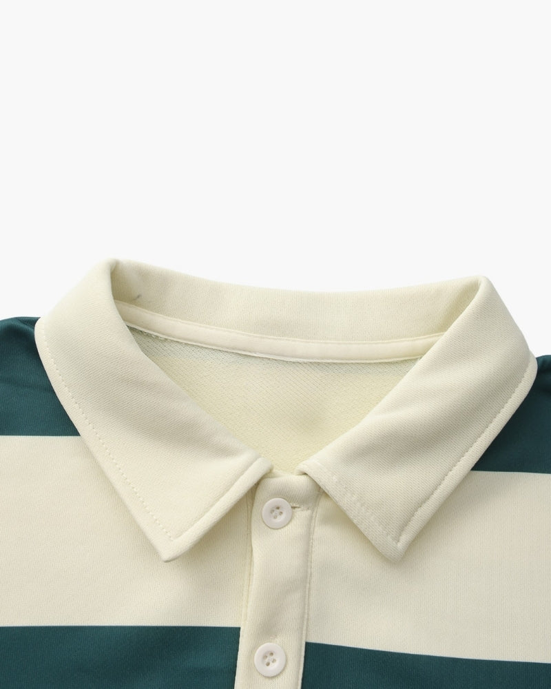 Vintage Streifen Rugby Polo - Veldorm
