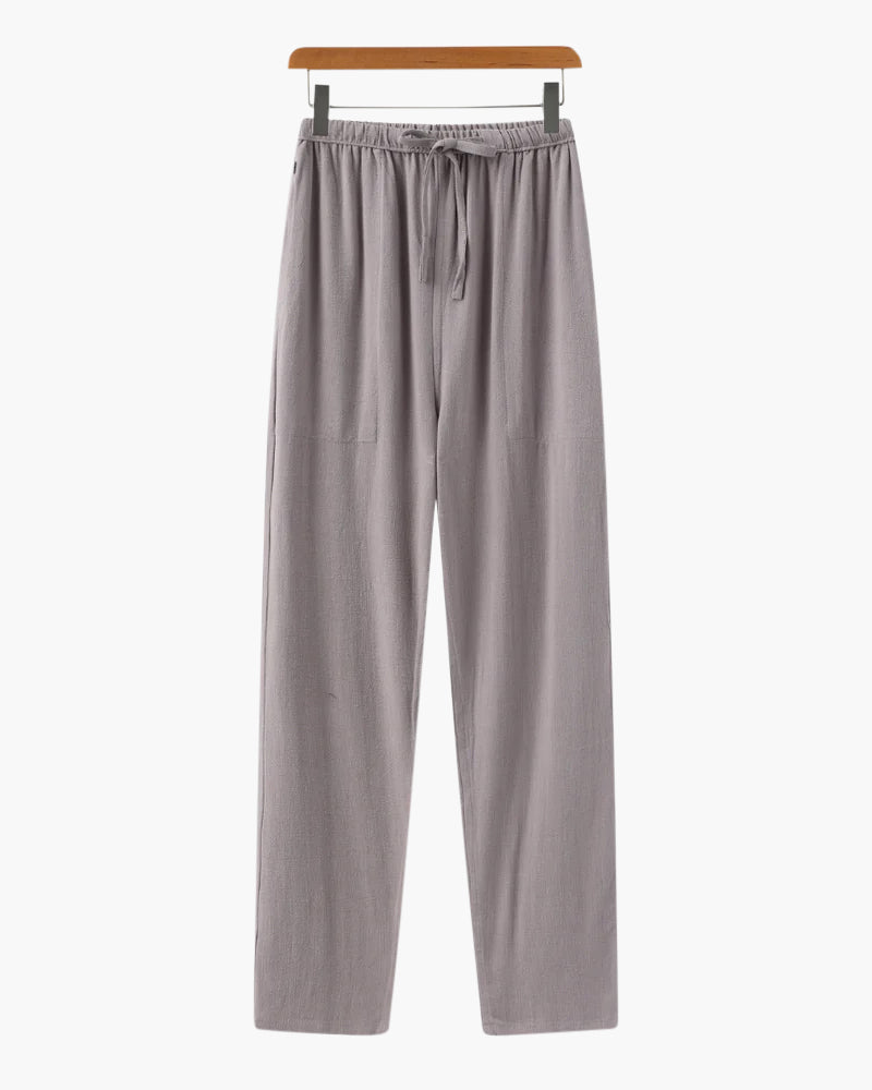 Marrakech - Leinen Pantalon (Schmal Passform) - Veldorm