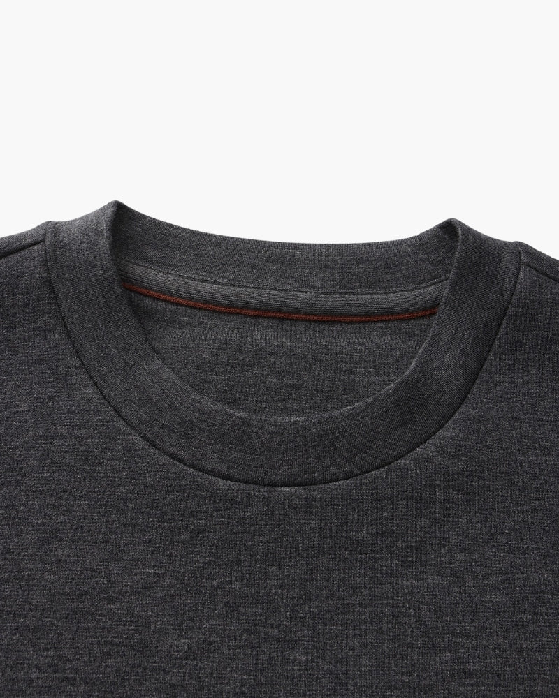 Klassisch Modal Blend Rundhals Sweatshirt - Veldorm