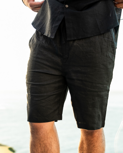 Casablanca - Premium Leinen Shorts - Veldorm