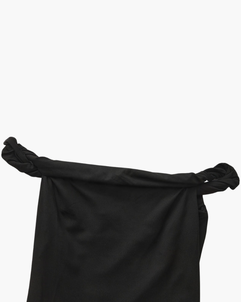 One-Shoulder Bodycon Lang Kleid - Veldorm
