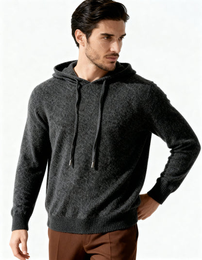 100% Kaschmir Hoodie - Veldorm