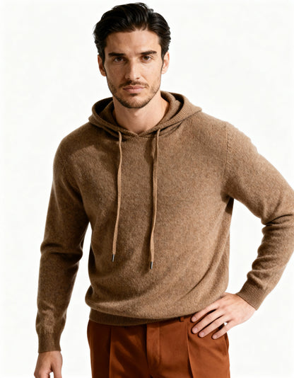 100% Kaschmir Hoodie - Veldorm