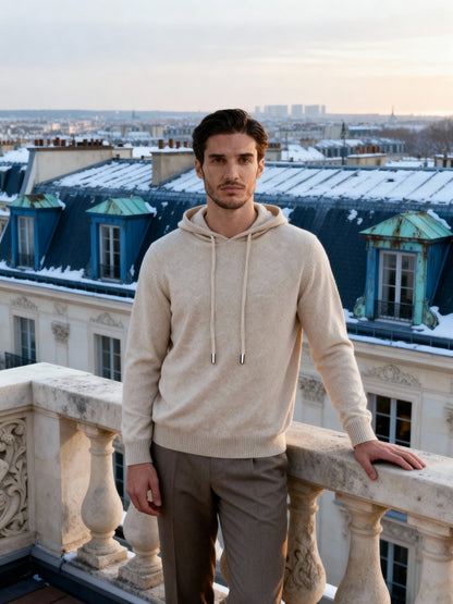 100% Kaschmir Hoodie - Veldorm