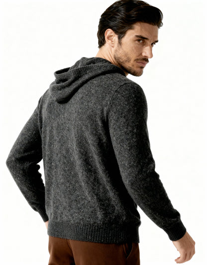 100% Kaschmir Hoodie - Veldorm