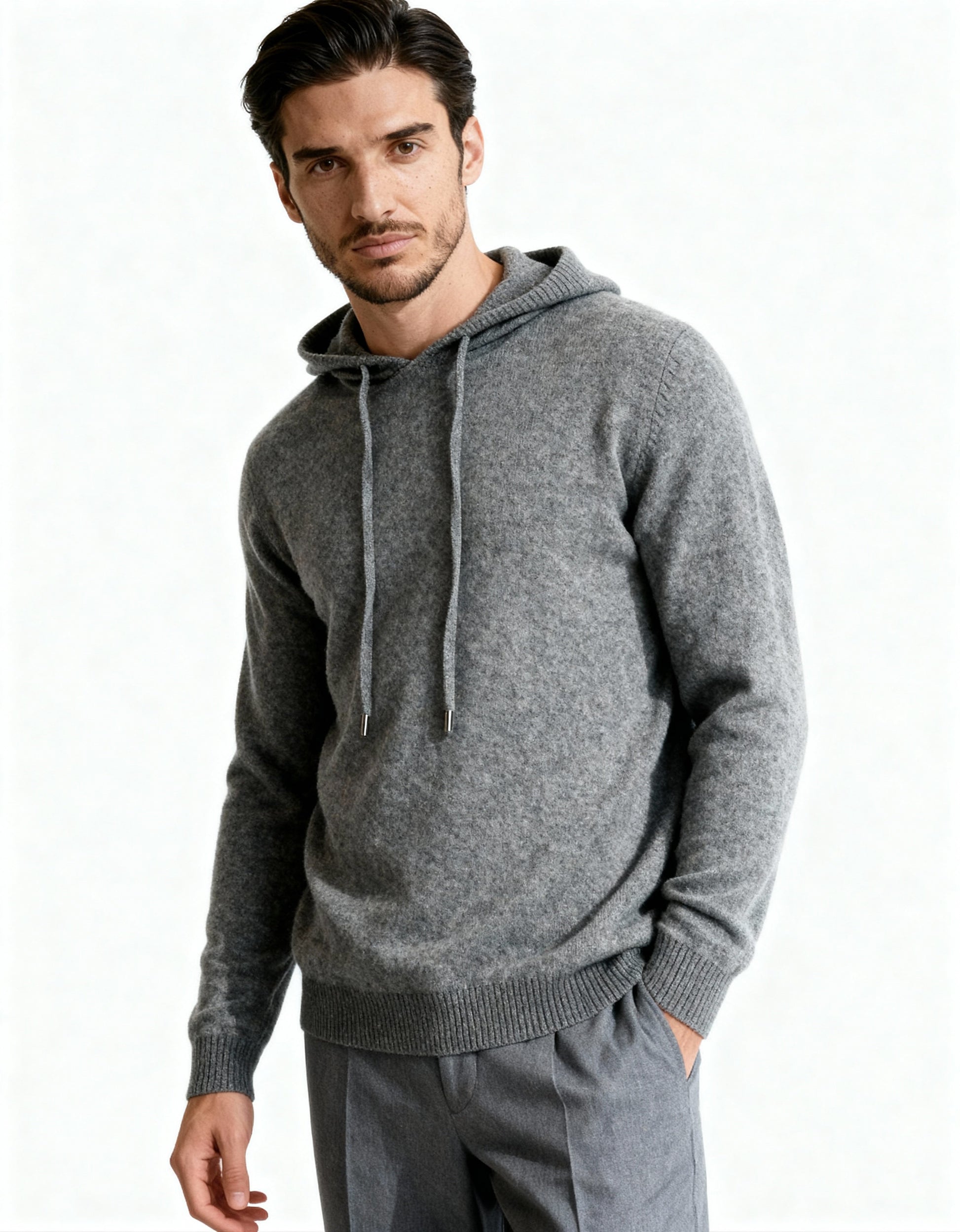 100% Kaschmir Hoodie - Veldorm