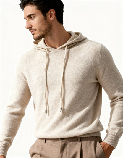 100% Kaschmir Hoodie - Veldorm