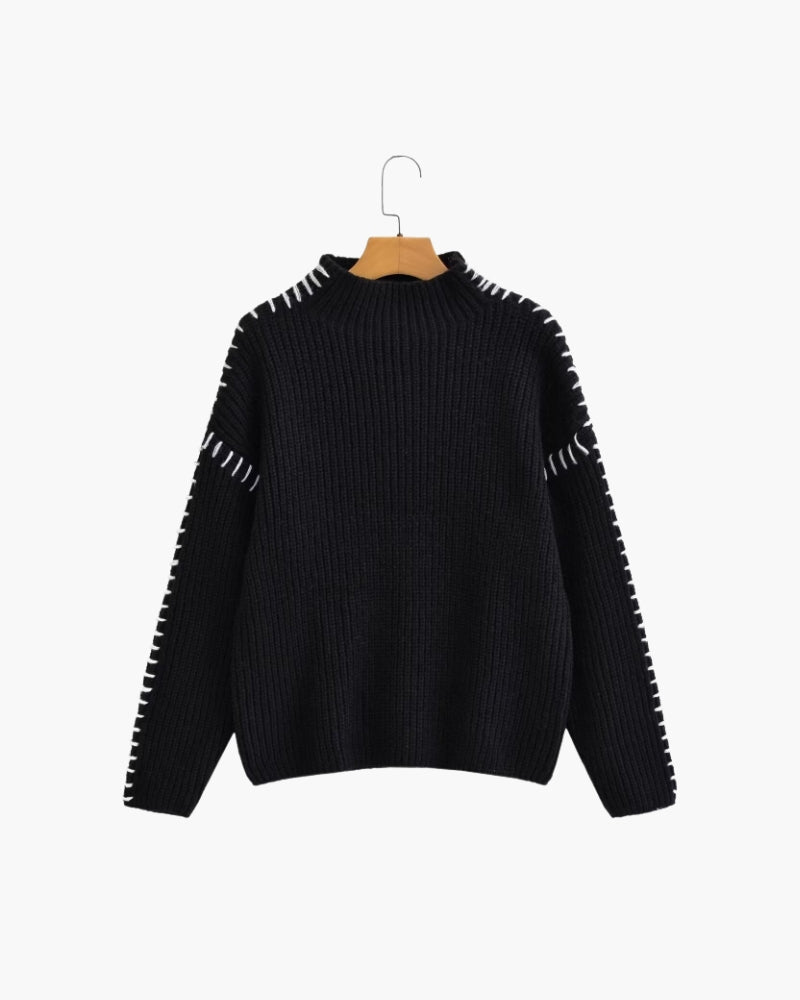 Der Lila Stitch Pullover - Veldorm