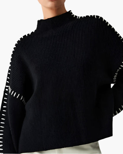 Der Lila Stitch Pullover - Veldorm