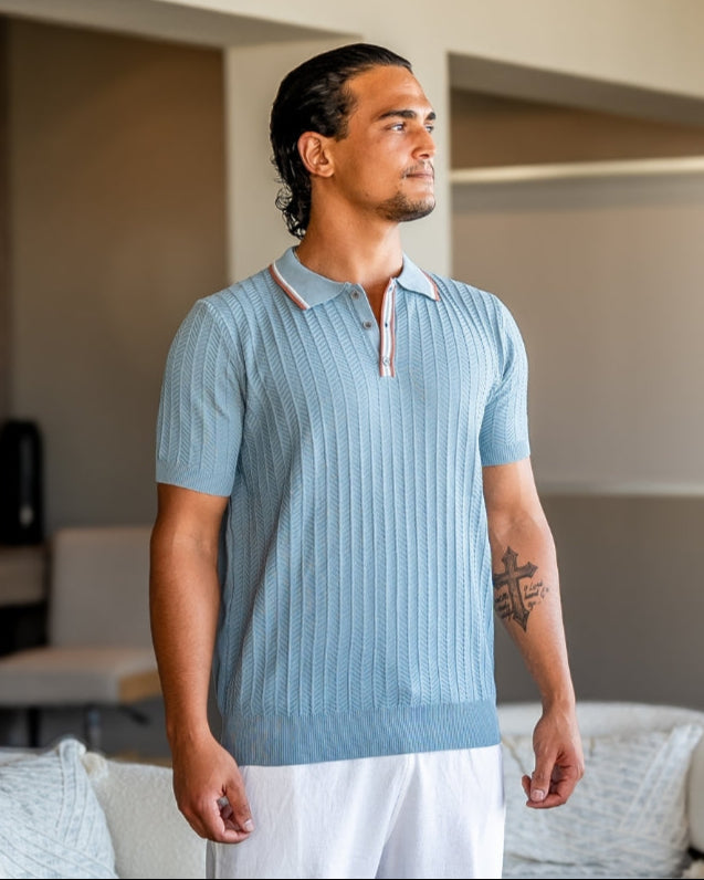 Ashford Strick Polo - Veldorm