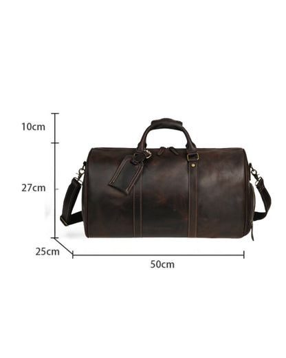 Montague Leder Duffle - Veldorm