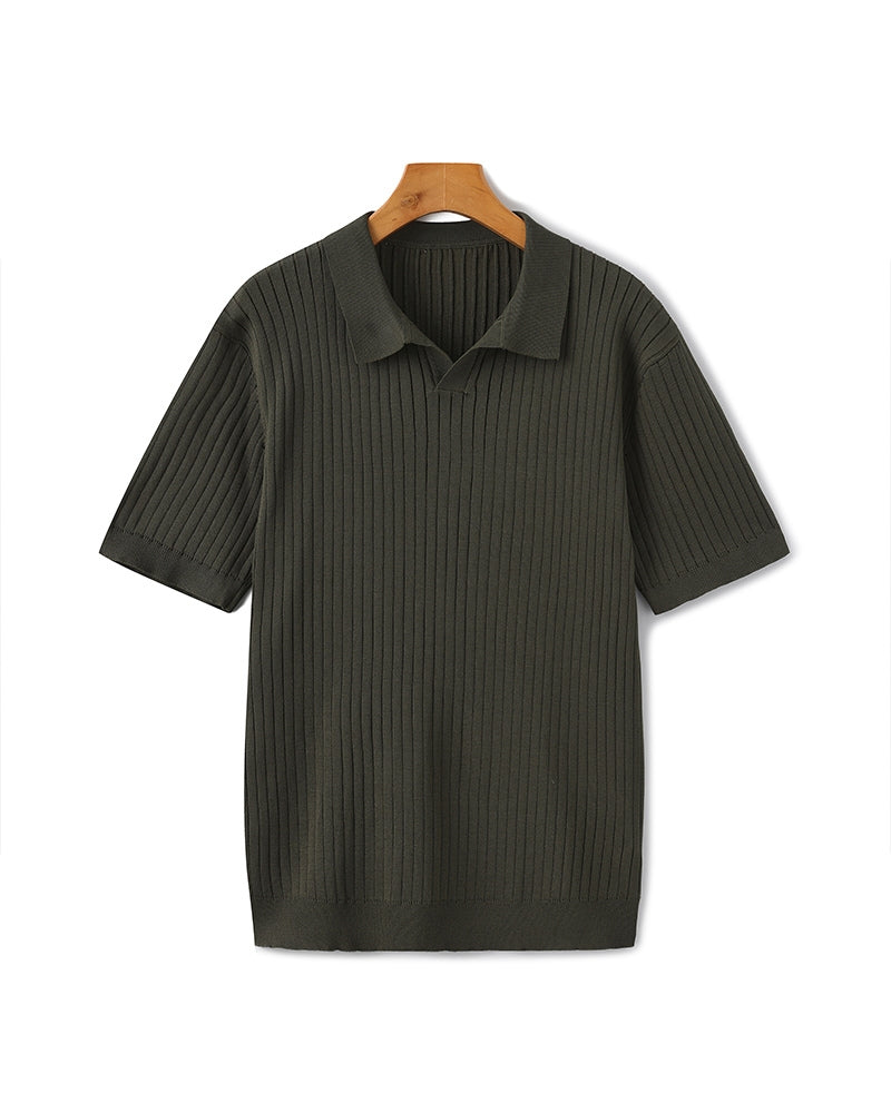Premium Gerippt Polo - Veldorm