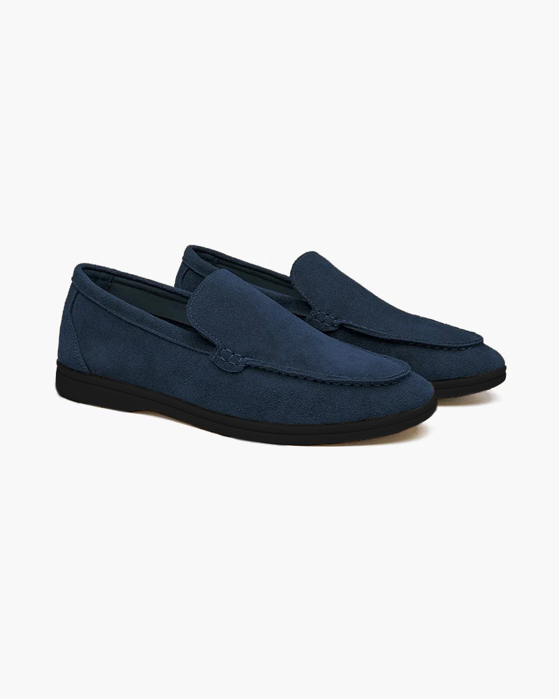 Premium Wildleder Loafer - Black Soles - Veldorm