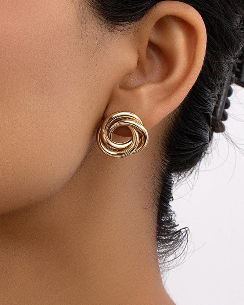 Aurelia Knot Studs - Veldorm
