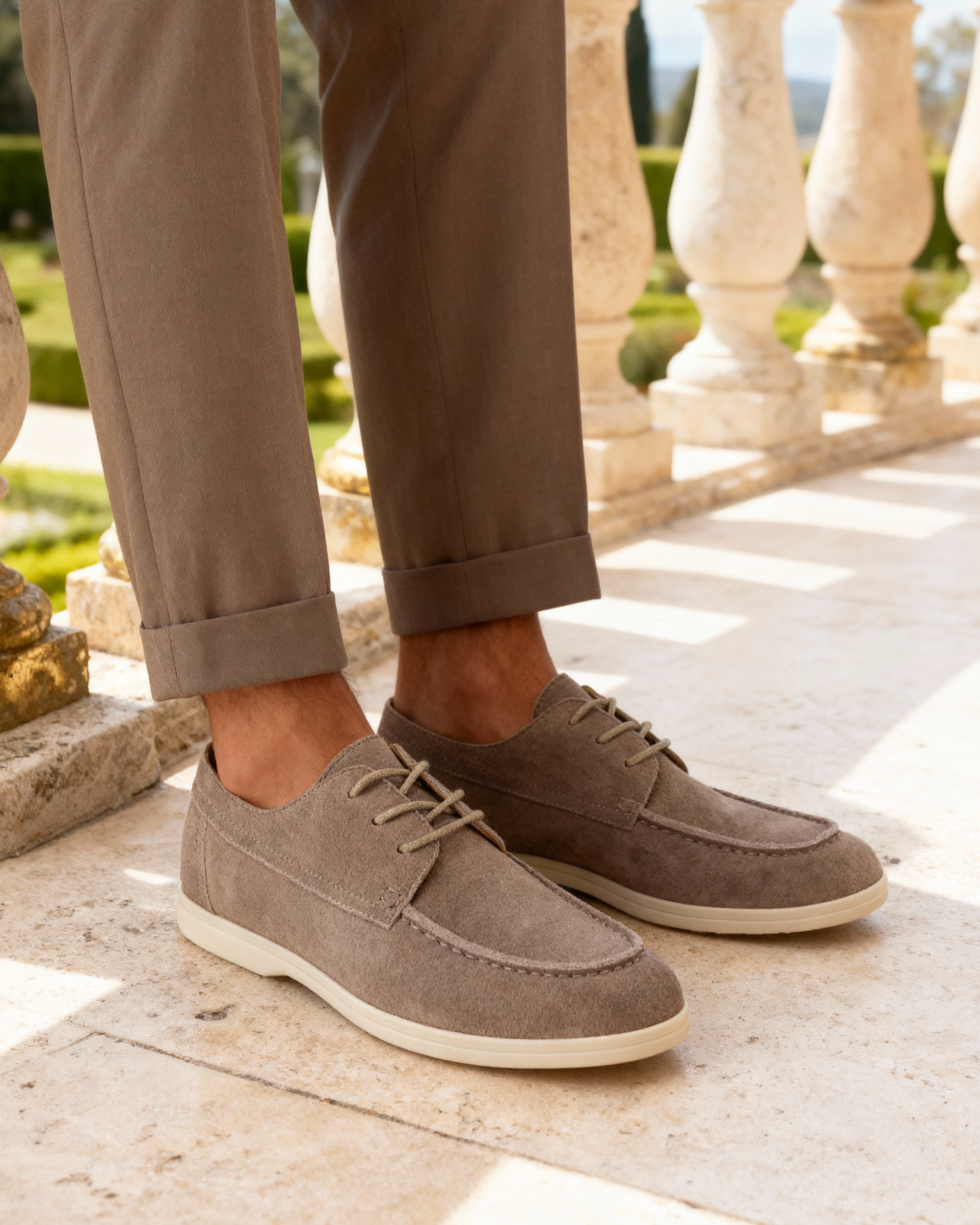 Premium Wildleder Lace Shoes - Veldorm