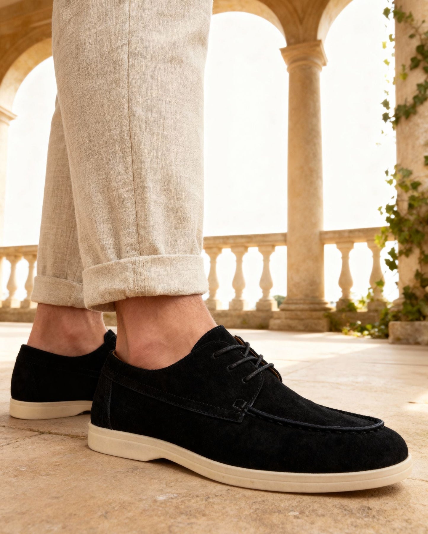 Premium Wildleder Lace Shoes - Veldorm