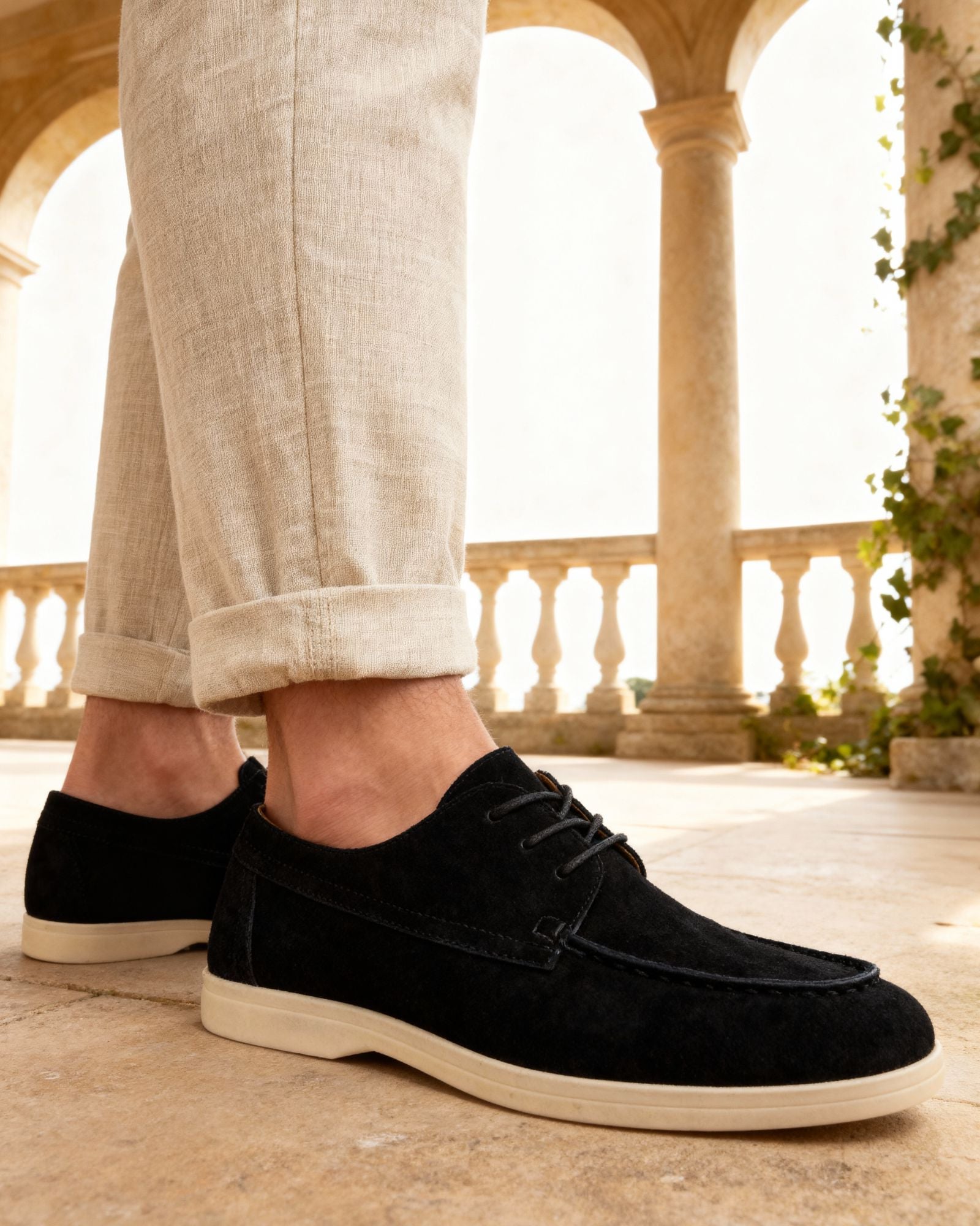 Premium Wildleder Lace Shoes - Veldorm