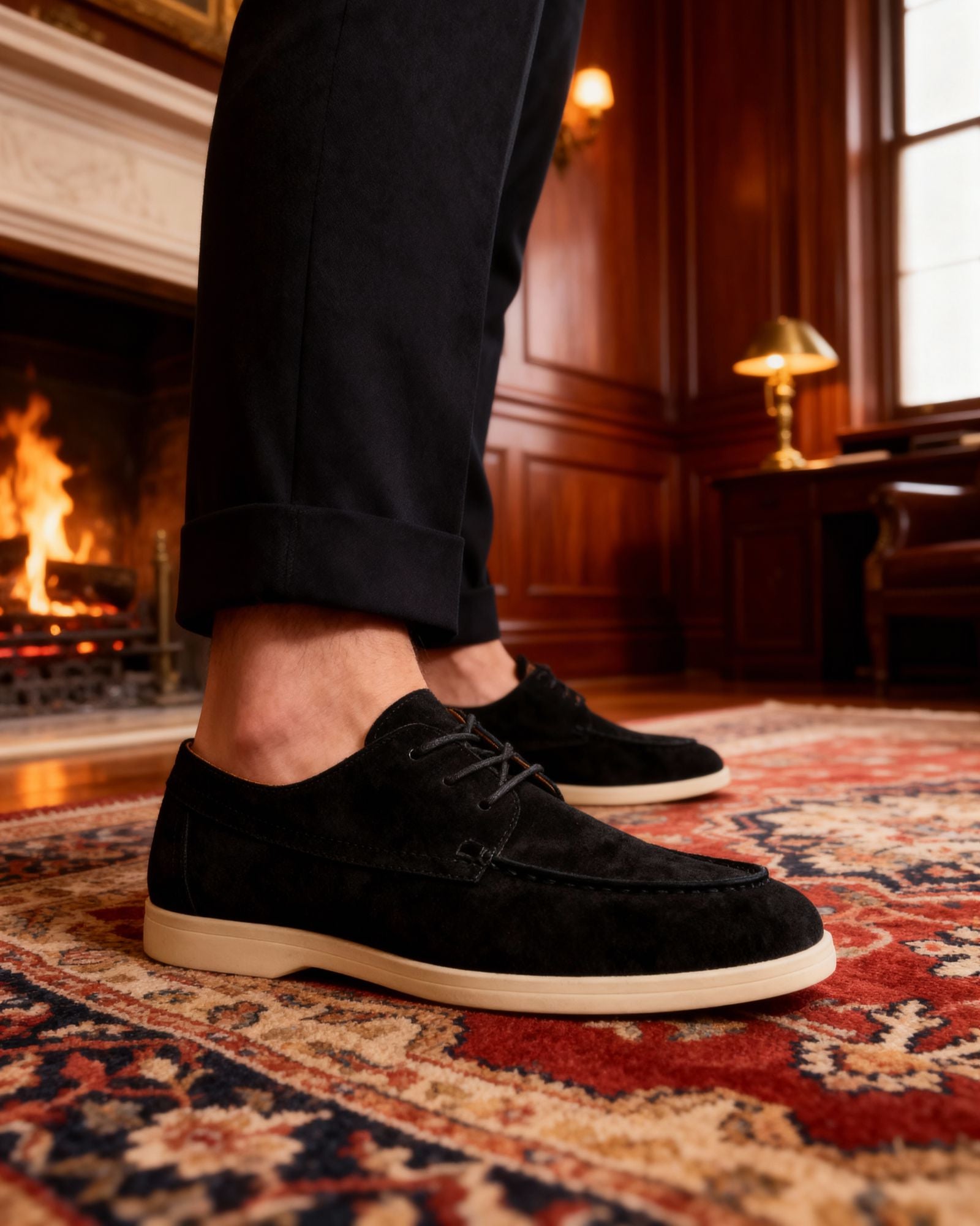 Premium Wildleder Lace Shoes - Veldorm
