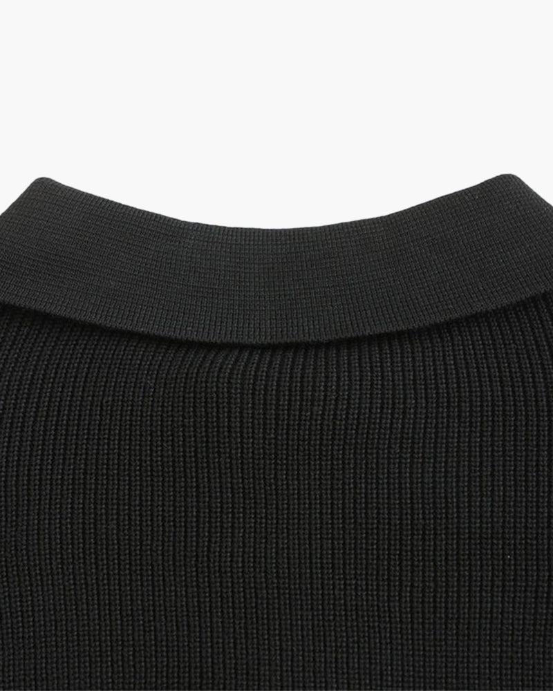 Cesare Halb Reissverschluss Pullover - Veldorm
