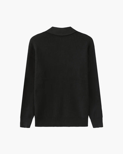 Cesare Halb Reissverschluss Pullover - Veldorm