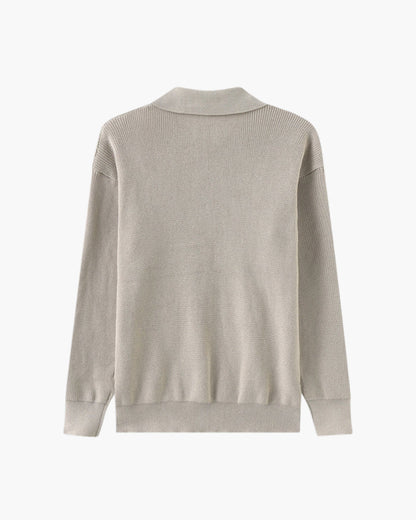 Cesare Halb Reissverschluss Pullover - Veldorm