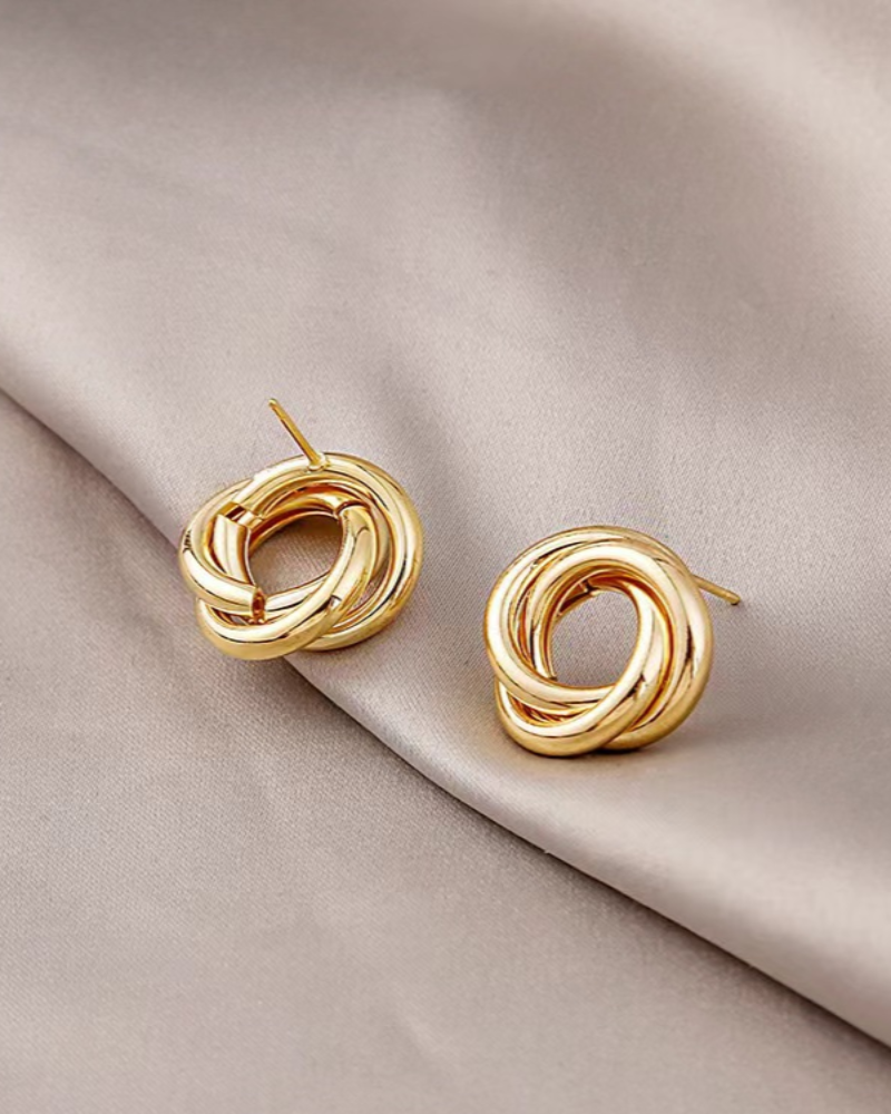 Aurelia Knot Studs - Veldorm